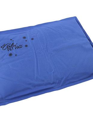 Самоохолоджувальна підстилка для собак k&h coolin pet pad 38х51 см синій (655199017775)