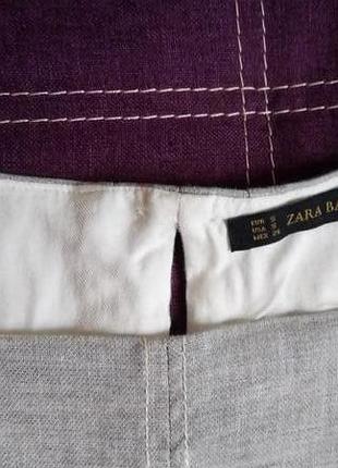 Платье лен zara basic 5