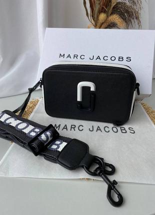 Жіноча сумка marc jacobs black white