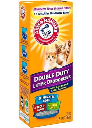 Дезодорант-порошок з посиленою дією для котячих туалетів arm&hammer 850 г (033200150299)