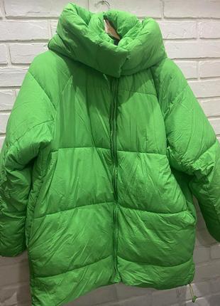 Куртка пуффер puffer пуховик zara