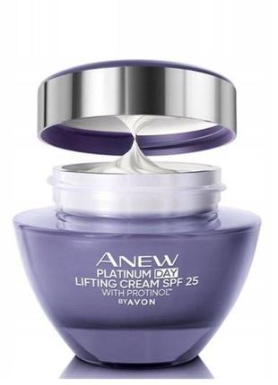 Дневной лифтинг крем для лица avon anew 55+ spf 25, 50 мл технологией protinol4 фото