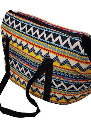 Сумка-перенесення для тварин "орнамент" 45х21х22см