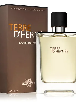 Туалетна чоловіча вода hermes terre d'hermes 100 ml