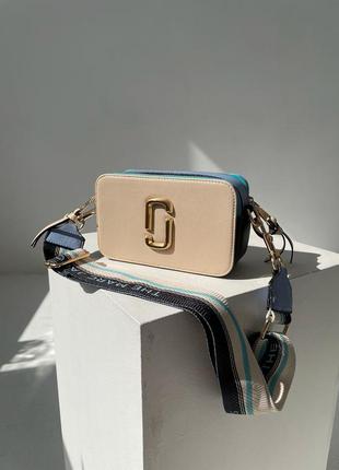 Жіноча сумка marc jacobs the snapshot sky beige