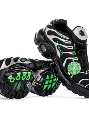 Кросівки nike air max tn silver green