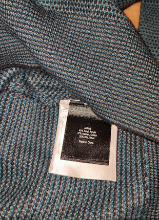 Классный мужской пуловер кофта v вырез шерсть хлопок7 фото
