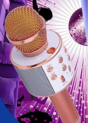 Bluetooth микрофон для караоке с изменением голоса wster ws-858