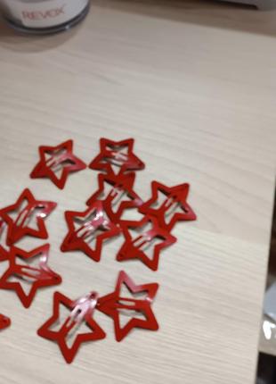 Заколки звездочки, закодки для волос