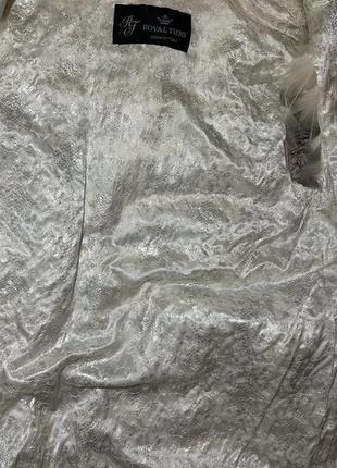 Royal furs итальялия шуба жилетка из полярной лисы3 фото