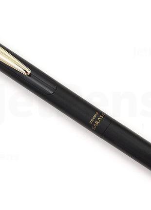 Гелева кулькова ручка zebra, sarasa grand, вінтажний колір, 0,5 мм, колір матово-чорний4 фото