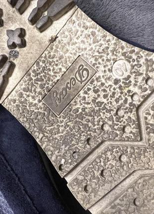 Замшевые лоферы 4