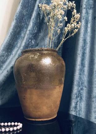🔥 ваза 🔥 горшок старинный винтаж урстр керамика1 фото