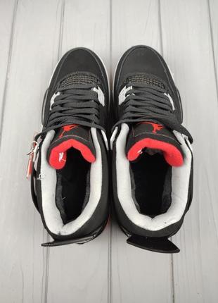 Nike air jordan 4 retro bred winter 5