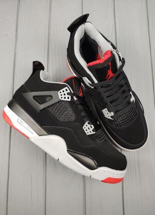 Nike air jordan 4 retro bred winter7 фото