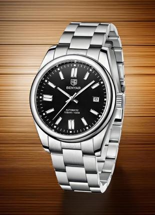 Годинник benyar automatic 10 bar чоловічий