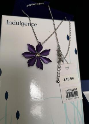Кулон англия, indulgence, эмаль цветок, эмаль4 фото
