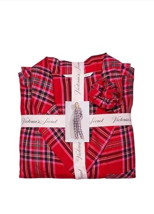 Фланелевая пижама victoria’s secret6 фото