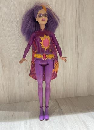 Барби-супергерой barbie fire hero doll, кукла эмили