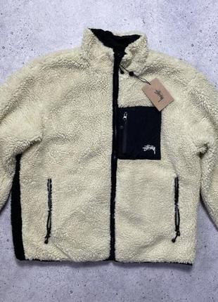 Шерпа stussy 8 ball двухстороняя