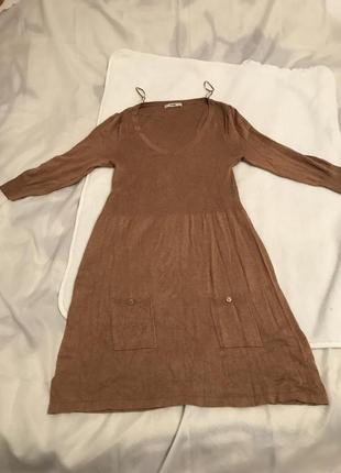 Платье миди теплое 14 /xl / 42 размер, платье george вискоза6 фото