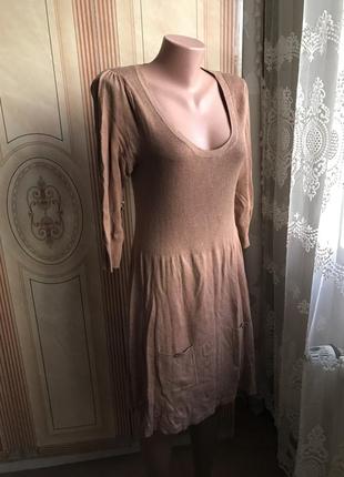 Платье миди теплое 14 /xl / 42 размер, платье george вискоза1 фото
