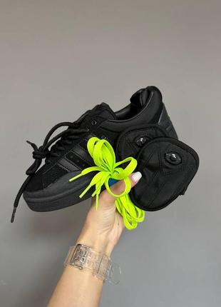 Кроссовки adidas campus x bad bunny black premium2 фото