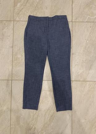 Брюки брюки zara синие классические базовые3 фото