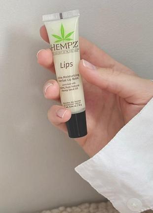 Hempz lips защитный бальзам для губ
