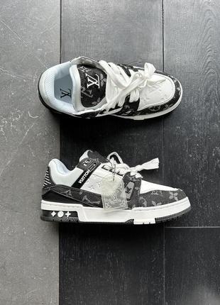 Кросівки trainer sneaker black / white