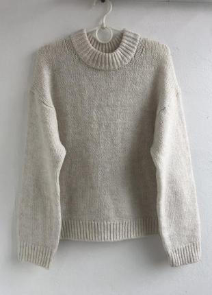 Теплый , мягкий , объемный свитер джемпер полувер кофта