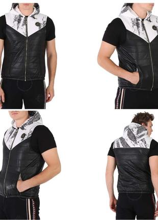 Brand new безрукавка roberto cavalli
unisex hooded quilted logo vest