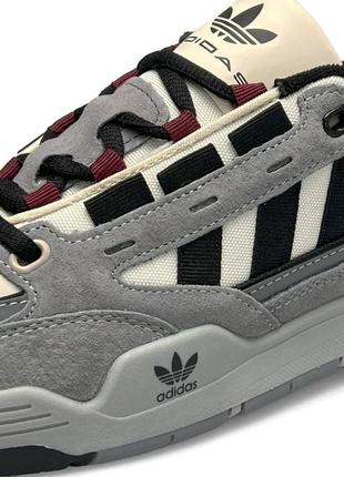 Мужские кроссовки adidas originals adi2000 grey beige black3 фото