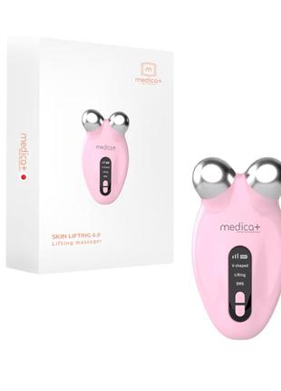 Ems микроток medica+ лифтинг-массажер для лица skin lifting 6.0 pink (япония)