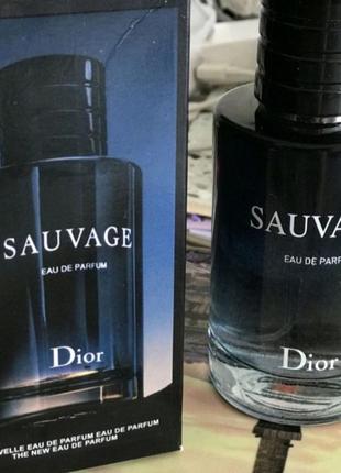 Классный фужерный парфюм sauvage  christian dior 100ml.