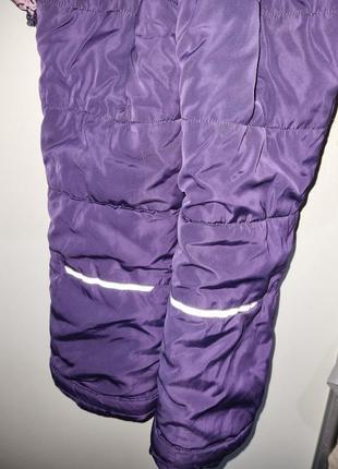 Зимовий костюм  комбінезон доніло 3 4 роки фіолетовий8 фото