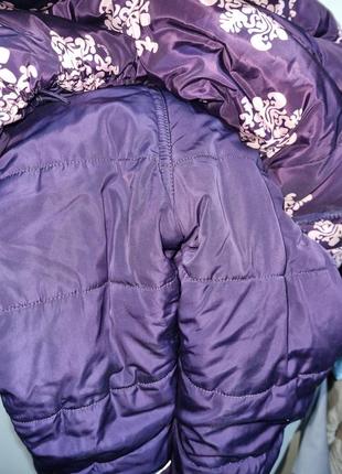Зимовий костюм  комбінезон доніло 3 4 роки фіолетовий9 фото