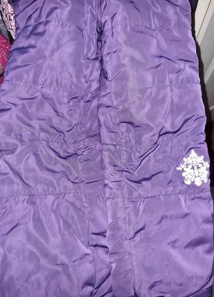 Зимовий костюм  комбінезон доніло 3 4 роки фіолетовий3 фото