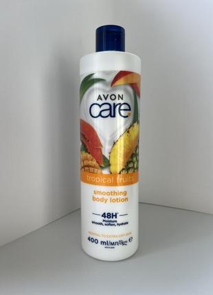 Разглаживающий лосьон для тела с экстрактами фруктов avon care, 400 мл.2 фото