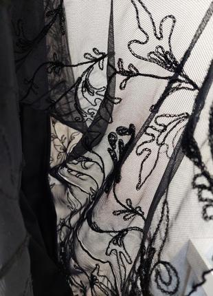 Черное винтажное гламурное платье верх прозрачная сетка patsy seddon for

phase eight(36-38 размер)7 фото