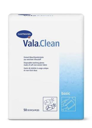 Одноразовые перчатки для мытья vala clean 50шт2 фото