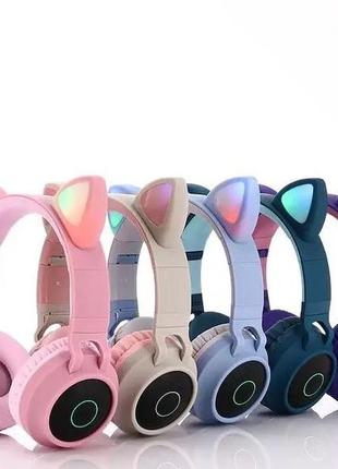 Бездротові навушники з котячими вушками bluetooth
