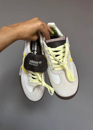 Кроссовки adidas excited samba x wales bonner yellow premium