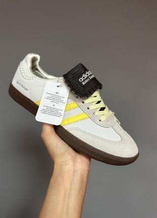 Кросівки adidas samba x wales bonner yellow premium5 фото