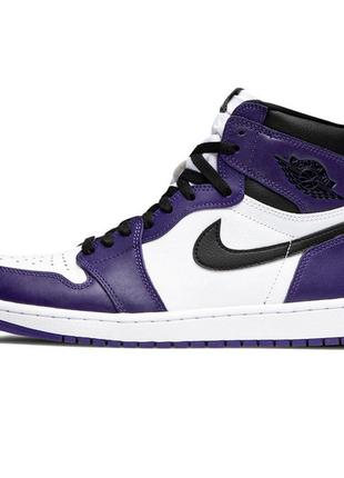 Чоловічі кросівки nike air jordan 1 violet
