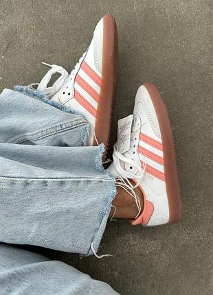 Кроссовки pharrell williams adidas shoes girls boots / peach premium