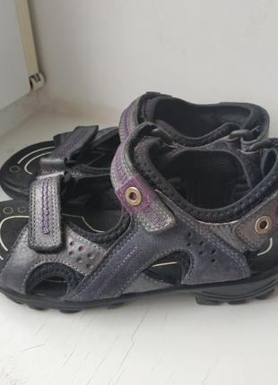 Кожаные босоножки, сандалии эссо 31р. 20 см.