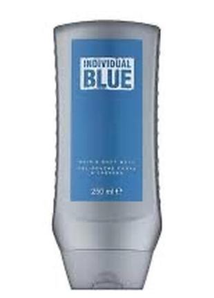 Парфюмированный шампунь-гель для душа individual avon blue для него, 250ml1 фото