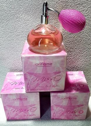 Туалетна вода miss o від oriflame ( міс о оріфлейм ), 50мл. раритет.