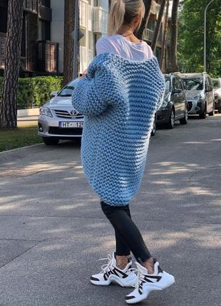 Кардиган оверсайз з вовни альпака7 фото